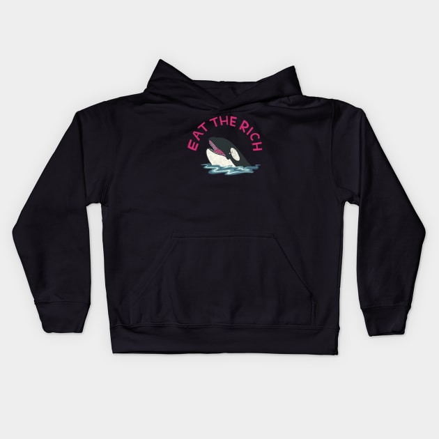 Eat The Rich Kids Hoodie by IllustratedActivist